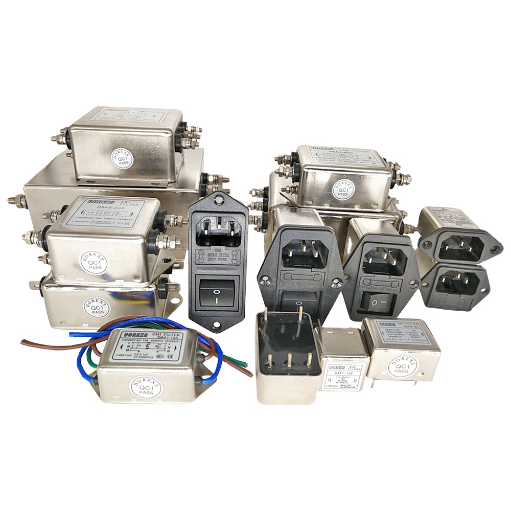 MeLphi DBI6-10A EMI Filter Plug - Anti-Interference Socket Filter, CE/UL/ROHS Certified