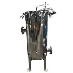 Stainless Steel House Water Filter 150Psi Low Pressure 316 Bag Filter Housing Vessels Manufacturer