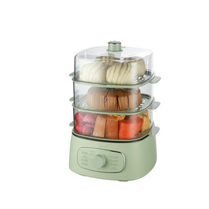 ORVICA Cuiseur vapeur électrique standard européen transfrontalier, cuiseur vapeur électrique multifonctionnel domestique à trois niveaux, grande capacité - Product Image 1