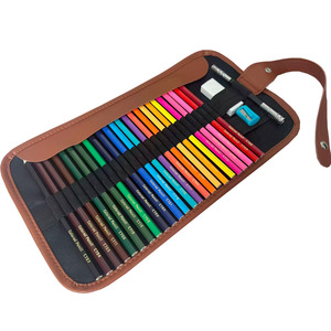 Bolsas de Almacenamiento de Lona Plegables y Portátiles con Cierre, para Materiales de Pintura, con Múltiples Orificios, Estuche para Lápices de Colores - Product Image 2