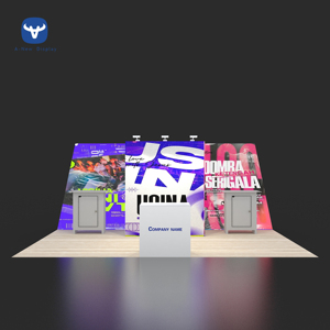 Novo Personalizado 3x3 Alumínio China <span class=keywords><strong>Display</strong></span> Stand Design <span class=keywords><strong>Expo</strong></span> Trade Show Exhibition Booth - Product Image 2