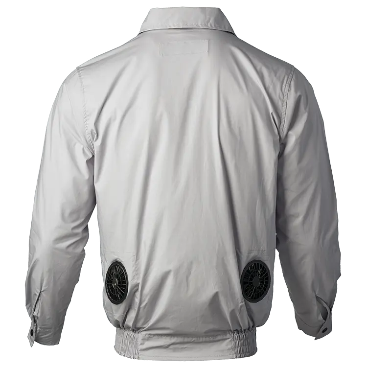 ठंडा Workwear हवा-वातानुकूलित-जैकेट पॉलिएस्टर कपास यूएसबी जैकेट प्रशंसक प्रशंसक ठंडा कपड़ा