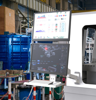Support de moniteur double pour poste de travail industriel Meisonic, en alliage d'aluminium, réglable, avec ressort, support VESA, résistant à la chaleur, bras pour PC