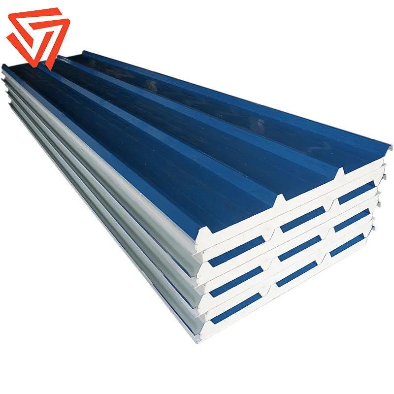 Panel sándwich eps para pared, material de construcción, aislamiento de techo prefabricado, hormigón, novedad