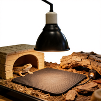 Abat-jour chauffant pour animaux de compagnie, 5,5 pouces, UVBUVA, haute réflexion, haute résistance à la température, baril profond, tortue, Zhongshan