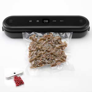 Máy hút chân không thực phẩm, lực hút mạnh mẽ 65KPa |   Chế độ khô & ướt, thiết kế nhỏ gọn với 5 túi niêm phong để bảo quản thực phẩm - Product Image 1