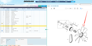 อะไหล่แท้ <span class=keywords><strong>Doosan</strong></span> Daewoo Hyunda I สำหรับเครื่องจักรก่อสร้าง รถขุด รุ่น 210101-00292 พัดลมระบายความร้อน - Product Image 6