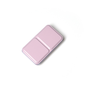 Boîte à palettes de peinture métallique rose <span class=keywords><strong>pastel</strong></span> avec fente pour 12 demi-palettes, pour <span class=keywords><strong>aquarelle</strong></span>/huile/acrylique, 12x7x2cm - Product Image 1