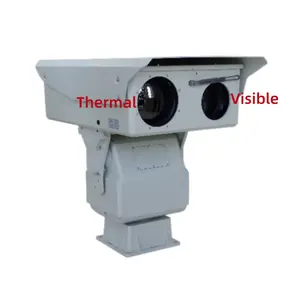 Iray detector 6.3km reconhecimento humano high-end Stirling cryocooler refrigerado imagem térmica PTZ câmera sistema