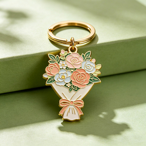 Tailored Soft Enamel Zinc Alloy Keyrings with Swivel Clasp for Charity Fundraisers - Product Image 5