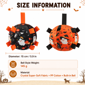 Jouet de football en peluche classique de luxe pour chien, avec clochette, interactif, pour l'entraînement et le jeu, cadeau de vacances, logo personnalisé, <span class=keywords><strong>vente</strong></span> en gros - Product Image 4