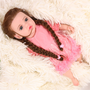 <span class=keywords><strong>40Cm</strong></span> 100% <span class=keywords><strong>Reborn</strong></span> Girl Poupée réaliste en silicone pour nouveau-né pour enfants - Product Image 3
