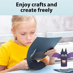 Tùy chỉnh tấm 100 sổ lưu niệm giấy 250gsm đen có thể in cardstock 8.5x11 Vật liệu bột giấy nặng tráng cho máy in sử dụng - Product Image 3