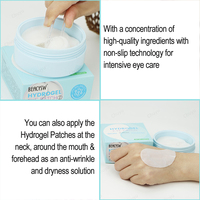Patchs pour les yeux au collagène, hydrogel, 60 pièces, pour les cernes, hydratant, anti-rides, marque privée, OEM, masque pour les yeux