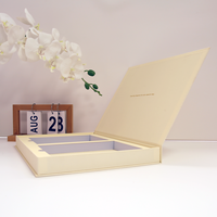 Boîte d'emballage rectangulaire magnétique rigide Borshine, écologique, en matériaux recyclés, design élégant et luxueux, pour anniversaire, fête, mariage