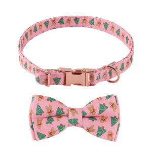 Últimos dijes para diseño de <span class=keywords><strong>collar</strong></span> de perro Hebilla de oro rosa Serie de Navidad Arco Sol Flor Vacaciones <span class=keywords><strong>Collar</strong></span> de perro - Product Image 6