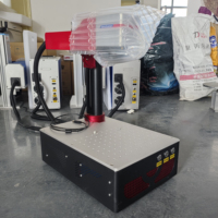 Machine de marquage laser à fibre portable de bureau 20W 30W Max Raycus JPT pour surfaces métalliques et logos