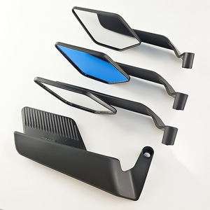 Espejo Retrovisor Universal para Motocicleta Qiangye, Vista Amplia con Alerón Fijo M9905 - Product Image 1