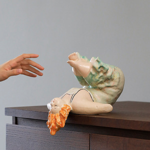 Statue en porcelaine blanche faite à la main de style européen <span class=keywords><strong>Bossi</strong></span> Creative, décoration de salon, décoration de bureau, couloir, cadeau de nouvelle maison pour les filles - Product Image 2