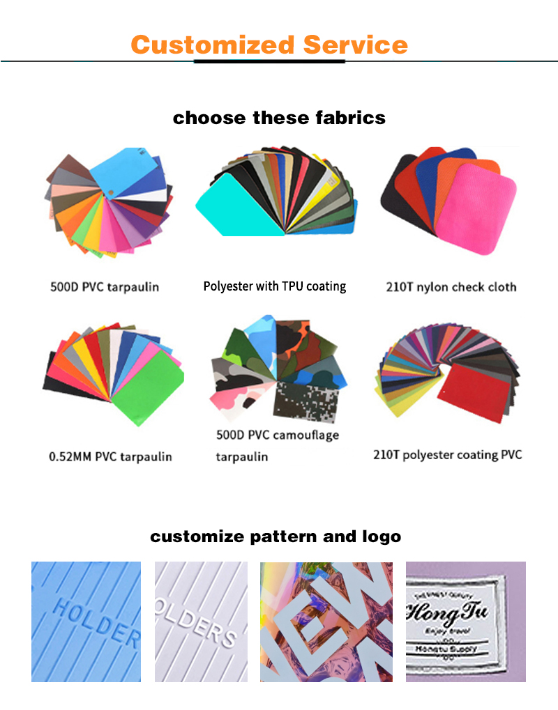Custom Men Roll-Top PVC Dry Bag Waterproof Backpack Fully Waterproof Bag