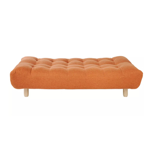 Moderno sofá <span class=keywords><strong>cama</strong></span> de tela <span class=keywords><strong>naranja</strong></span> de 3 plazas para muebles elegantes de sala de estar - Product Image 3
