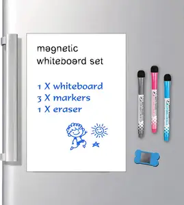 Whiteboard Magnetic Dry Wipe Board Selbst klebende Home Kitchen Kühlschrank Einkaufs liste und Office Schwarzes Brett