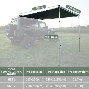 مظلة جانبية للسيارة ذات جودة عالية خيمة سطحية للتخييم بالسيارة - Product Image 3