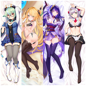 Oreiller de corps personnalisé Genshin Impact avec impression d'anime, oreiller en mousse à mémoire de forme sexy, housse de dakimakura - Product Image 1
