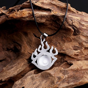 Collana <span class=keywords><strong>con</strong></span> Ciondolo Occhio Stile Goth Punk, Cornice Occhi del Diavolo, Collane Vintage Rock, Gioielli Regalo per Uomo - Product Image 5