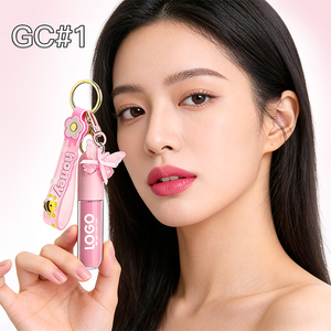 OEM/ODM Gloss à lèvres de luxe hydratant, effet repulpant, haute brillance, couleur intense, résistant à l'eau, sans transfert, 58 teintes, format porte-clés portable - Product Image 1