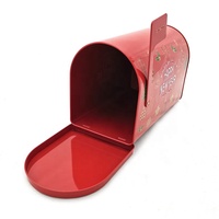 Boîtes en étain personnalisées pour boîtes aux lettres mignonnes, cadeaux de Noël pour boîtes aux lettres, boîtes en étain pour cosmétiques, chocolat, biscuits