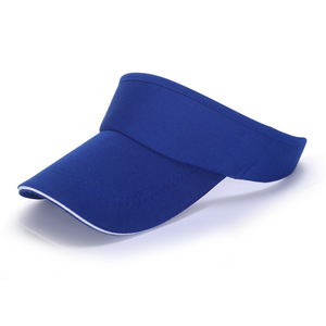 Vente en gros sur mesure Casquettes creuses d'été Viseras pare-soleil vierge <span class=keywords><strong>Anti</strong></span> <span class=keywords><strong>UV</strong></span> Protection du visage Golf Short Sun Visor Cap Hat pour femmes hommes - Product Image 2