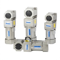 Moteur réducteur à induction AC triphasé 220V 380V 1,5KW à couple élevé, à arbre creux et plein, à angle droit