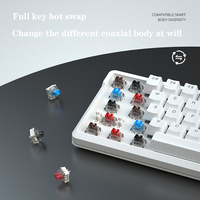 Clavier électronique sans fil rechargeable pour ordinateur portable filaire mini pc à bas prix clavier de jeu rétro-éclairé pour bureau mécanique OEM DIY