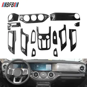 BFB Dry Carbon Fiber Interior Accessories Dashboard Cover Door Panels For Great Wall Wey Tank 300 2021 Interior Trim