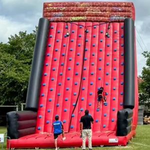 Gran oferta, deporte gigante para adultos, pared <span class=keywords><strong>de</strong></span> escalada en roca inflable, juegos <span class=keywords><strong>de</strong></span> escalada <span class=keywords><strong>de</strong></span> construcción para niños para diversión al aire libre, <span class=keywords><strong>castillo</strong></span> inflable - Product Image 1