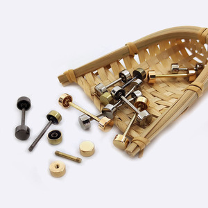 Boucles <span class=keywords><strong>à</strong></span> <span class=keywords><strong>fermoir</strong></span> en alliage Meetee F1-29, boucles <span class=keywords><strong>à</strong></span> roulettes détachables pour sacs, kit de réparation de sacs <span class=keywords><strong>à</strong></span> <span class=keywords><strong>main</strong></span>, accessoires - Product Image 4