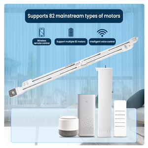 Moteur <span class=keywords><strong>de</strong></span> rideau électrique intelligent économique, rail <span class=keywords><strong>de</strong></span> rideau télescopique motorisé extensible, rail réglable - Product Image 2