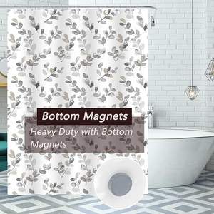 Cortina de Ducha Moderna de Lujo con Estampado Digital 3D de Vaca de Dibujos Animados, Poliéster Duradero, Estilo Occidental, Decoración de Baño, Venta al por Mayor - Product Image 5