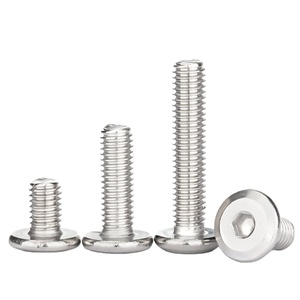 Vite esagonali interne per mobili, accessori con testa piatta grande, testa tonda, bullone smussato metrico M2.5 <span class=keywords><strong>M3</strong></span> <span class=keywords><strong>M3</strong></span>.5 M4 M5 M6 M8 - Product Image 6