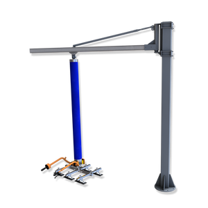 Nouveau levage par aspiration à ventouses pour panneaux de bois, pont roulant, avec pompe à vide sans huile et force d'aspiration de 3920 N pour panneaux de particules MDF - Product Image 1