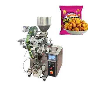 Automatic Vertical popcorn candy bag puffing food machinery industry equipment packing machine heat sealer