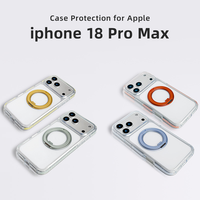 Coque de téléphone antichoc avec support rotatif à 360 degrés, compatible avec Apple iPhone 18 Pro Max, iPhone 17, motif personnalisable