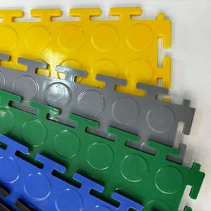 Meilleure qualité d'usine, antidérapant robuste, motif diamant en forme de pièce de monnaie de 5 mm et 6 mm, <span class=keywords><strong>carrelage</strong></span> de sol en PVC antidérapant à emboîtement <span class=keywords><strong>pour</strong></span> lavage de voiture, garage, atelier - Product Image 6