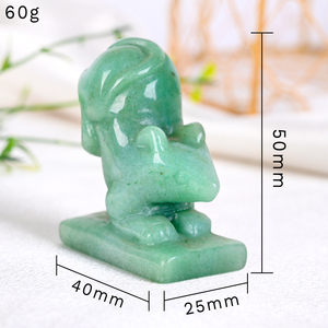 Nouveauté : Souris en Aventurine Verte de 5 cm, Pierre de Guérison Sculptée en Cristal pour Décoration - Product Image 5