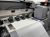Vente d'usine supportant une largeur de film de 30cm, secoueur de poudre intégré, modèle A3 durable, imprimante DTF industrielle avec 1 an de garantie
