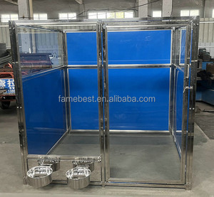 Chuồng chó F2kennels bằng thép không gỉ chắc chắn với thiết kế thân thiện với môi trường, khung chắc nhất và bền nhất, đóng gói hộp 25kg - Product Image 1
