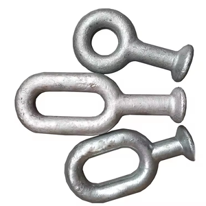 Raccord à œil en acier galvanisé, plaqué zinc, résistant à la corrosion, pour composants électriques industriels - Product Image 1