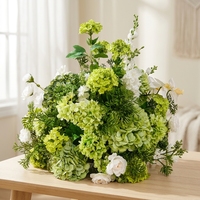Handgefertigte Künstliche Seidenrosen-Arrangements Hochzeitsblumen-Deko Langlebig 50cm Modern für Abschlussfeier Chinesisches Neujahr