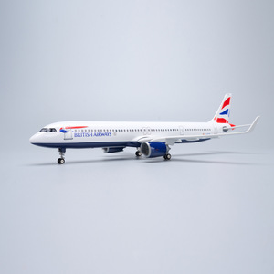 โมเดลเครื่องบินจำลองบริติช 321 แอร์ไลน์ส <span class=keywords><strong>A321</strong></span> Neo ขนาด 44 ซม. สเกล 1:100 พร้อมไฟประดับ ของขวัญ - Product Image 4
